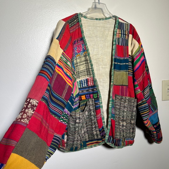 Colorful Handmade Patchwork Jacket - Picture 2 of 5